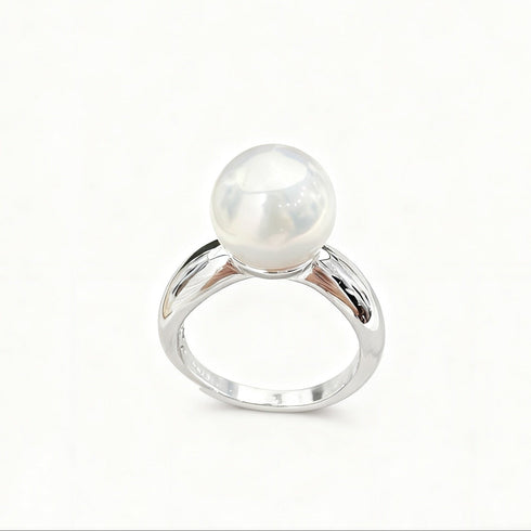 Power Edison Pearl Ring - Sterling Silver